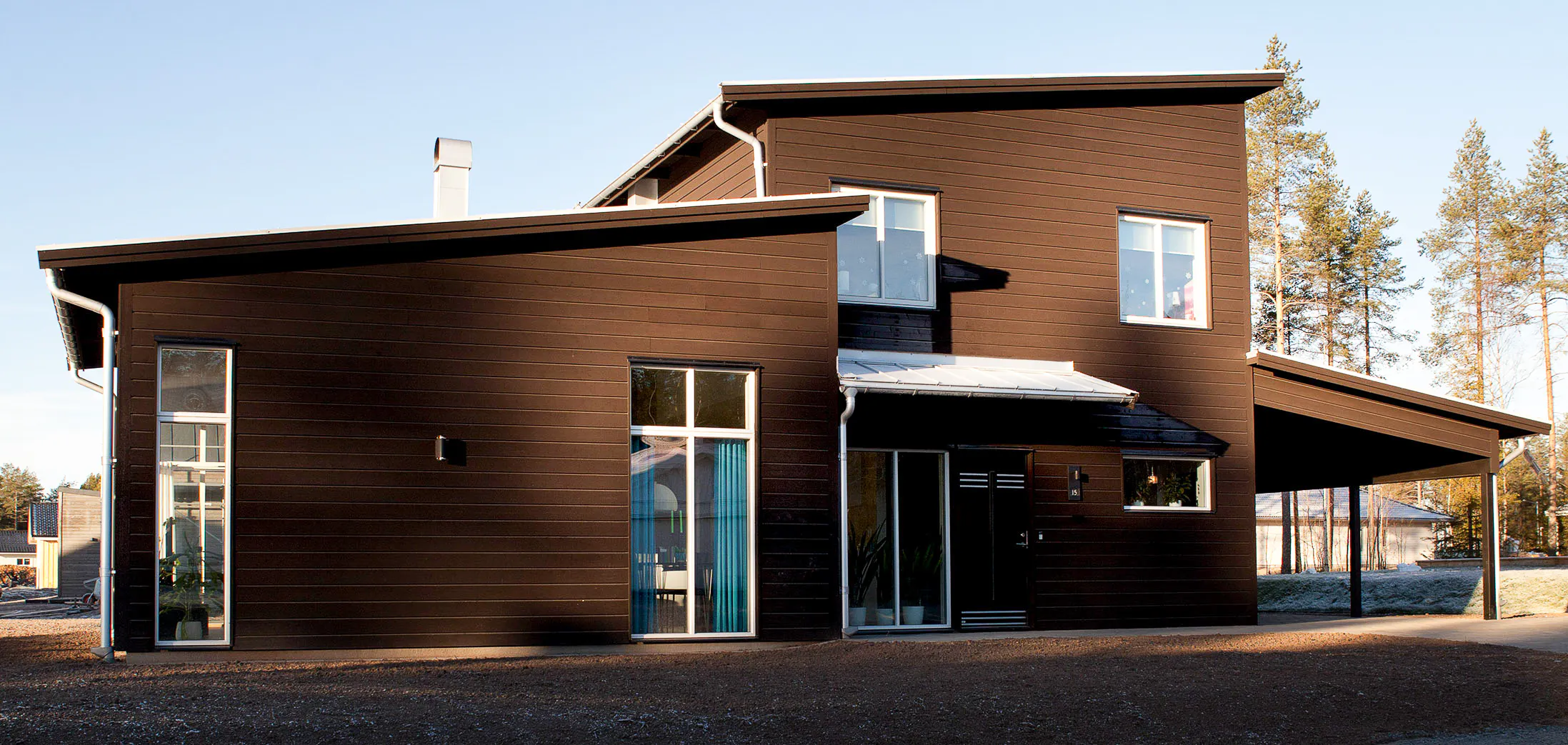 Placering på tomten